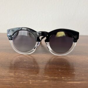 3.1 Phillip Lim Black and Clear Sunglasses